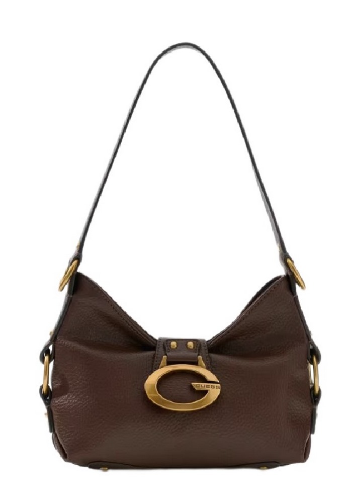 GUESS CAMDEN MINI SHOULDER BAG ΤΣΑΝΤΑ ΓΥΝΑΙΚΕΙΑ ESPRESSO