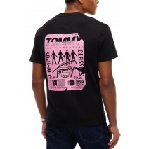 TOMMY JEANS REG NYC NOVELTY T-SHIRT ΜΠΛΟΥΖΑ ΑΝΔΡΙΚΗ BLACK