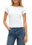 TOMMY JEANS SLIM TOMMY BLING T-SHIRT ΜΠΛΟΥΖΑ ΓΥΝΑΙΚΕΙΑ ECRU
