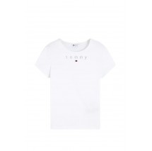 TOMMY JEANS SLIM TOMMY BLING T-SHIRT ΜΠΛΟΥΖΑ ΓΥΝΑΙΚΕΙΑ ECRU