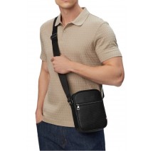 TOMMY HILFIGER WOVEN MINI REPORTER ΤΣΑΝΤΑ ΑΝΔΡΙΚΗ BLACK