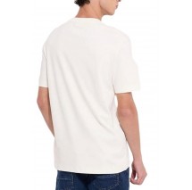 CALVIN KLEIN 20S EU RECT EMBRD CALVIN GRPH T-SHIRT ΜΠΛΟΥΖΑ ΑΝΔΡΙΚΗ BRIGHT WHITE