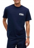 TOMMY JEANS RLX SIGNATURE T-SHIRT ΜΠΛΟΥΖΑ ΑΝΔΡΙΚΗ NAVY