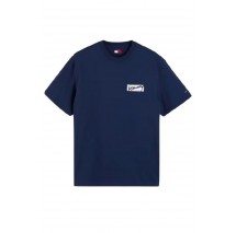 TOMMY JEANS RLX SIGNATURE T-SHIRT ΜΠΛΟΥΖΑ ΑΝΔΡΙΚΗ NAVY