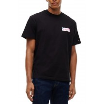 TOMMY JEANS RLX SIGNATURE T-SHIRT ΜΠΛΟΥΖΑ ΑΝΔΡΙΚΗ BLACK