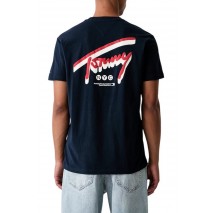 TOMMY JEANS REG SIGN BACKPRINT T-SHIRT ΜΠΛΟΥΖΑ ΑΝΔΡΙΚΗ NAVY