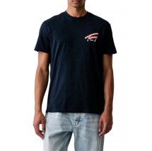 TOMMY JEANS REG SIGN BACKPRINT T-SHIRT ΜΠΛΟΥΖΑ ΑΝΔΡΙΚΗ NAVY