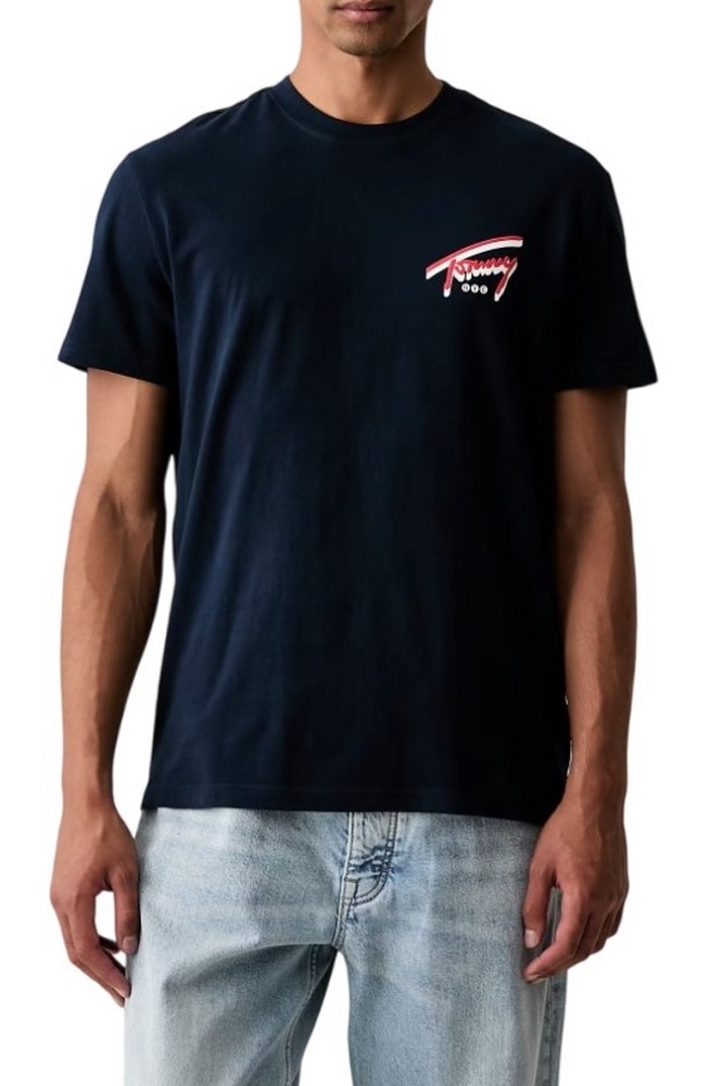 TOMMY JEANS REG SIGN BACKPRINT T-SHIRT ΜΠΛΟΥΖΑ ΑΝΔΡΙΚΗ NAVY