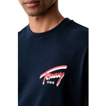 TOMMY JEANS REG SIGN BACKPRINT T-SHIRT ΜΠΛΟΥΖΑ ΑΝΔΡΙΚΗ NAVY