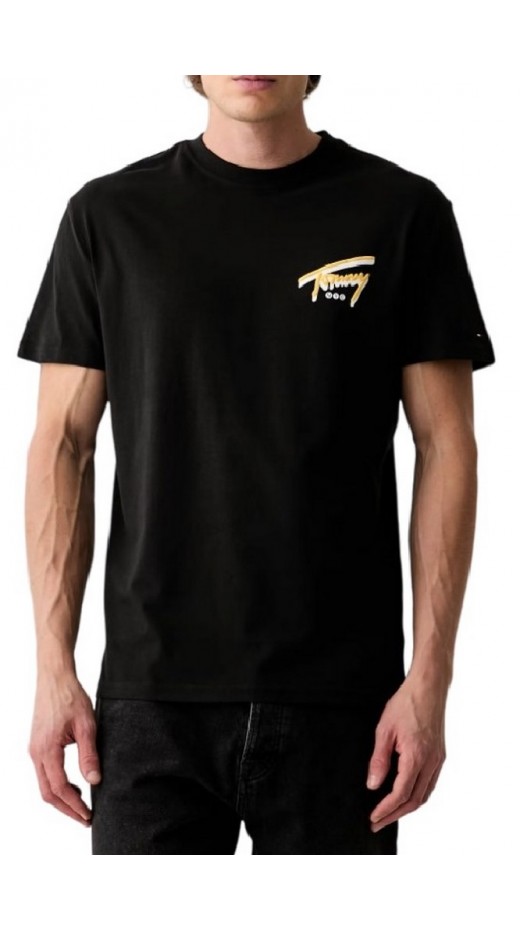 TOMMY JEANS REG SIGN BACKPRINT T-SHIRT ΜΠΛΟΥΖΑ ΑΝΔΡΙΚΗ BLACK