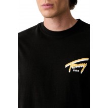 TOMMY JEANS REG SIGN BACKPRINT T-SHIRT ΜΠΛΟΥΖΑ ΑΝΔΡΙΚΗ BLACK