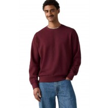 LEVIS THE ORIGINAL HM CREW ΜΠΛΟΥΖΑ ΦΟΥΤΕΡ ΑΝΔΡΙΚΗ BORDEAUX