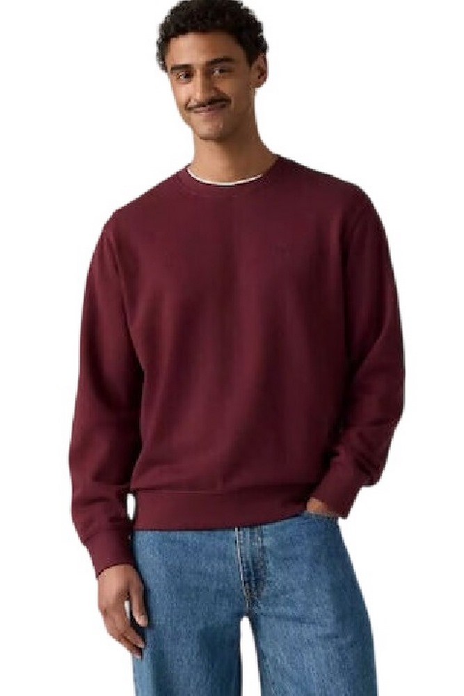 LEVIS THE ORIGINAL HM CREW ΜΠΛΟΥΖΑ ΦΟΥΤΕΡ ΑΝΔΡΙΚΗ BORDEAUX