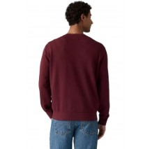 LEVIS THE ORIGINAL HM CREW ΜΠΛΟΥΖΑ ΦΟΥΤΕΡ ΑΝΔΡΙΚΗ BORDEAUX