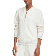 GUESS JOLE BOMBER ΜΠΟΥΦΑΝ ΓΥΝΑΙΚΕΙΟ OFF WHITE