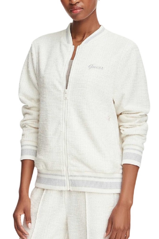GUESS JOLE BOMBER ΜΠΟΥΦΑΝ ΓΥΝΑΙΚΕΙΟ OFF WHITE