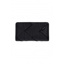 CALVIN KLEIN WOVEN PASSPORT LONGFOLD ΠΟΡΤΟΦΟΛΙ ΓΥΝΑΙΚΕΙΟ BLACK