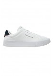 TOMMY HILFIGER COURT LTH DETAIL ESS ΠΑΠΟΥΤΣΙ ΑΝΔΡΙΚΟ WHITE/BLUE