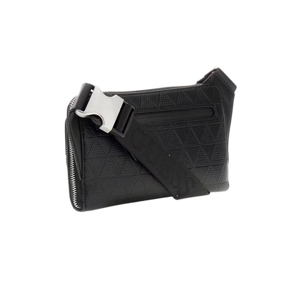GUESS TORINO BUMBAG S HMTOTEP6231 ΤΣΑΝΤΑ ΑΝΔΡΙΚΗ BLACK