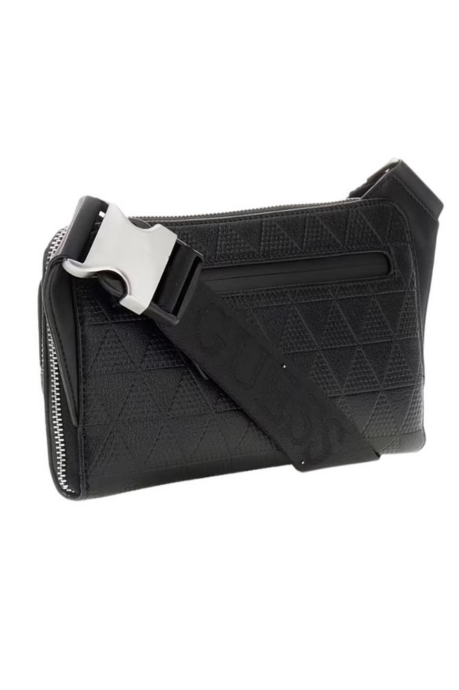 GUESS TORINO BUMBAG S HMTOTEP6231 ΤΣΑΝΤΑ ΑΝΔΡΙΚΗ BLACK