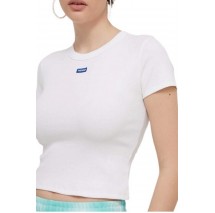 HUGO BOSS JERSEY BABY TEE B T-SHIRT ΜΠΛΟΥΖΑ ΓΥΝΑΙΚΕΙΑ WHITE