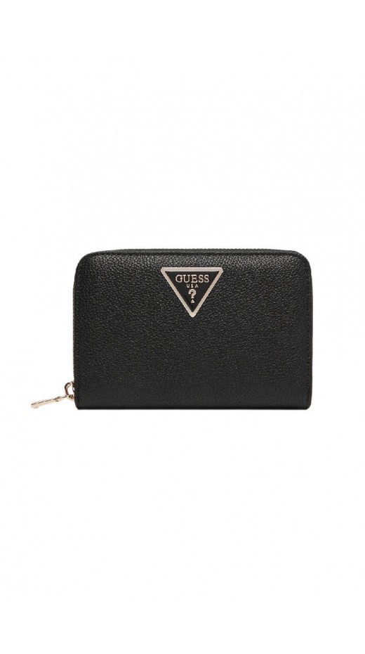 GUESS LAUREL II SLG MED ZIP AROUND ΠΟΡΤΟΦΟΛΙ ΓΥΝΑΙΚΕΙΟ BLACK