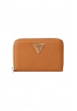 GUESS LAUREL II SLG MED ZIP AROUND ΠΟΡΤΟΦΟΛΙ ΓΥΝΑΙΚΕΙΟ COGNAC