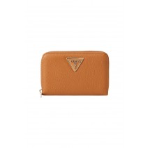 GUESS LAUREL II SLG MED ZIP AROUND ΠΟΡΤΟΦΟΛΙ ΓΥΝΑΙΚΕΙΟ COGNAC