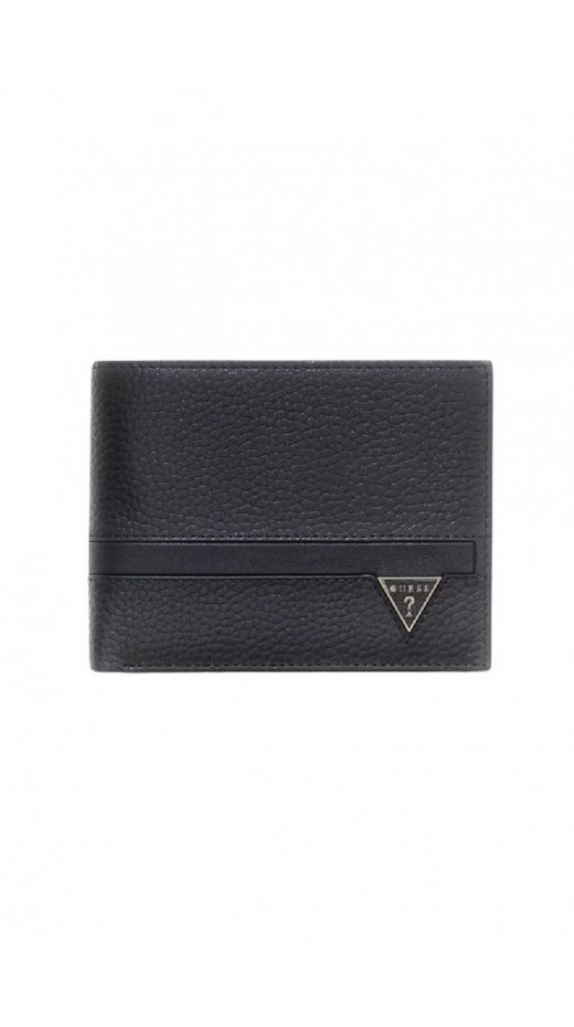 GUESS MONACO BIFOLD SMMOGRLEA20 ΠΟΡΤΟΦΟΛΙ ΑΝΔΡΙΚΟ BLACK