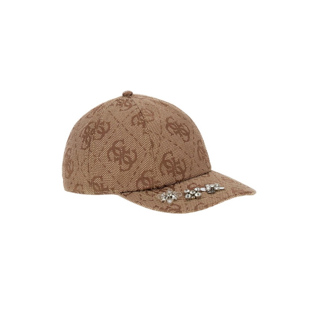 GUESS AUDREY LOGO JACQ BASEBAL CAP ΚΑΠΕΛΟΓΥΝΑΙΚΕΙΟ LATTE