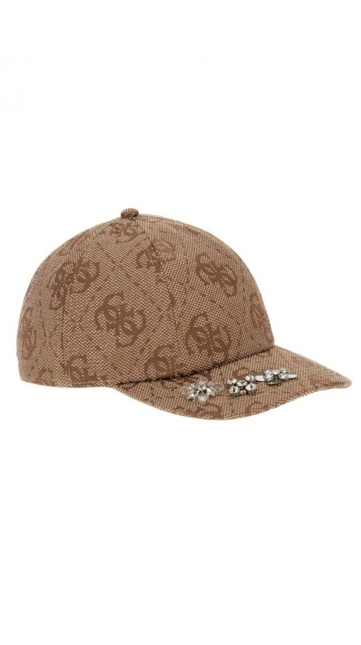 GUESS AUDREY LOGO JACQ BASEBAL CAP ΚΑΠΕΛΟΓΥΝΑΙΚΕΙΟ LATTE