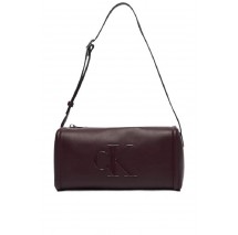 CALVIN KLEIN BOLD CK SLOUCHY SHOULDER BAG ΤΣΑΝΤΑ ΓΥΝΑΙΚΕΙΑ BORDEAUX