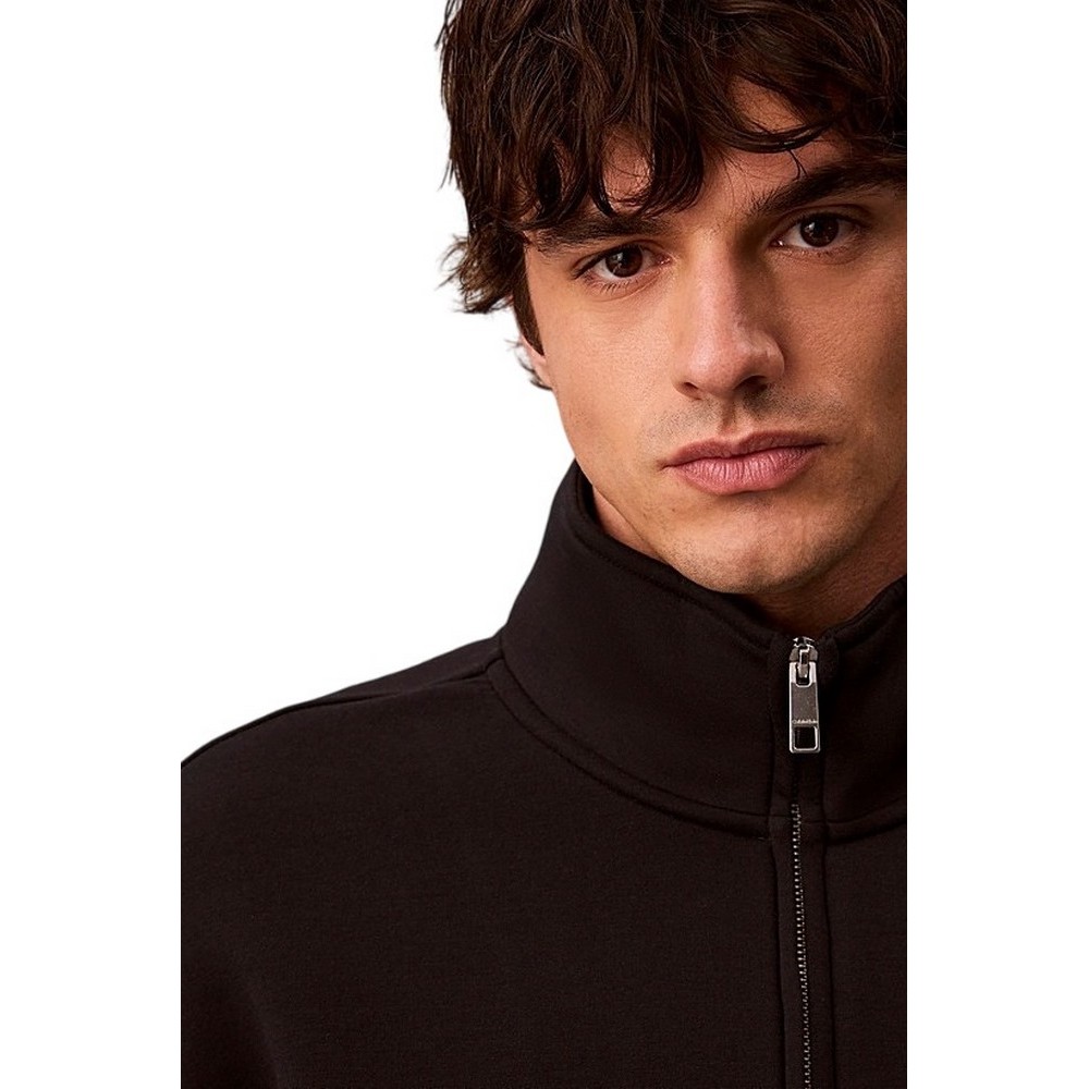 CALVIN KLEIN COOLING SPACER FULL ZIP JACKET ΖΑΚΕΤΑ ΦΟΥΤΕΡ ΑΝΔΡΙΚΗ BLACK