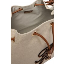 TOMMY HILFIGER ELEV SUMMER BUCKET CANVAS ΤΣΑΝΤΑ ΓΥΝΑΙΚΕΙΑ SAND