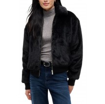 TOMMY JEANS FAUX FUR JACKET EXT ΜΠΟΥΦΑΝ ΓΥΝΑΙΚΕΙΟ BLACK