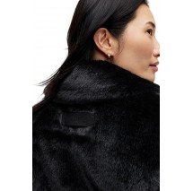 TOMMY JEANS FAUX FUR JACKET EXT ΜΠΟΥΦΑΝ ΓΥΝΑΙΚΕΙΟ BLACK