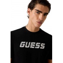 GUESS MASKA CN T-SHIRT ΜΠΛΟΥΖΑ ΑΝΔΡΙΚΗ BLACK