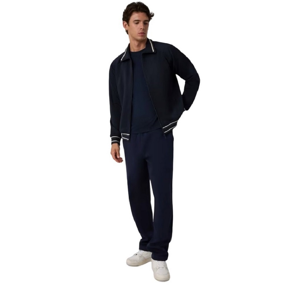 GUESS WALLACE FULL ZIP SWEATSHIRT ΖΑΚΕΤΑ ΦΟΥΤΕΡ ΑΝΔΡΙΚΗ NAVY
