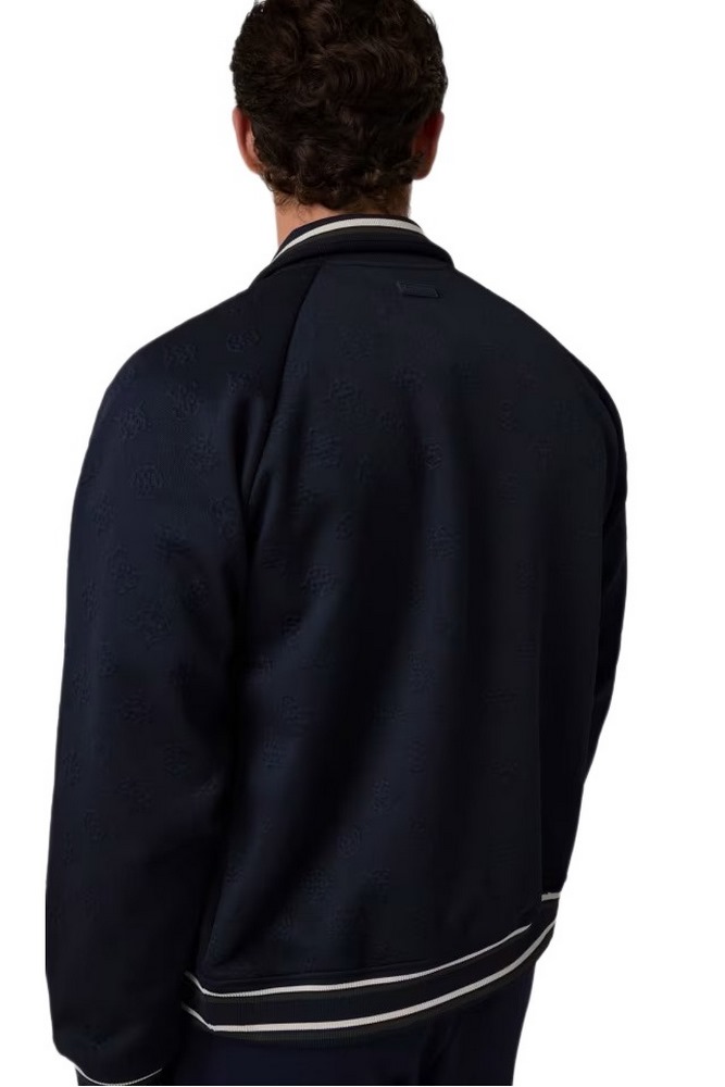 GUESS WALLACE FULL ZIP SWEATSHIRT ΖΑΚΕΤΑ ΦΟΥΤΕΡ ΑΝΔΡΙΚΗ NAVY