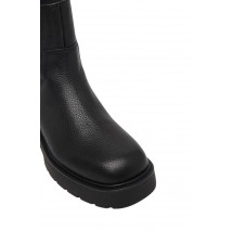 CALVIN KLEIN CHUNKY ANKLE BOOT LTH ΜΠΟΤΑΚΙ ΓΥΝΑΙΚΕΙΟ BLACK