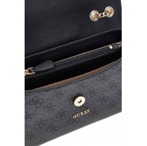 GUESS LINDSEY CONVERTIBLE XBODY FLAP ΤΣΑΝΤΑ ΓΥΝΑΙΚΕΙΑ DARK GREY