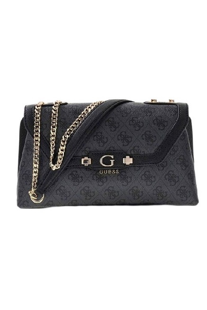 GUESS LINDSEY CONVERTIBLE XBODY FLAP ΤΣΑΝΤΑ ΓΥΝΑΙΚΕΙΑ DARK GREY