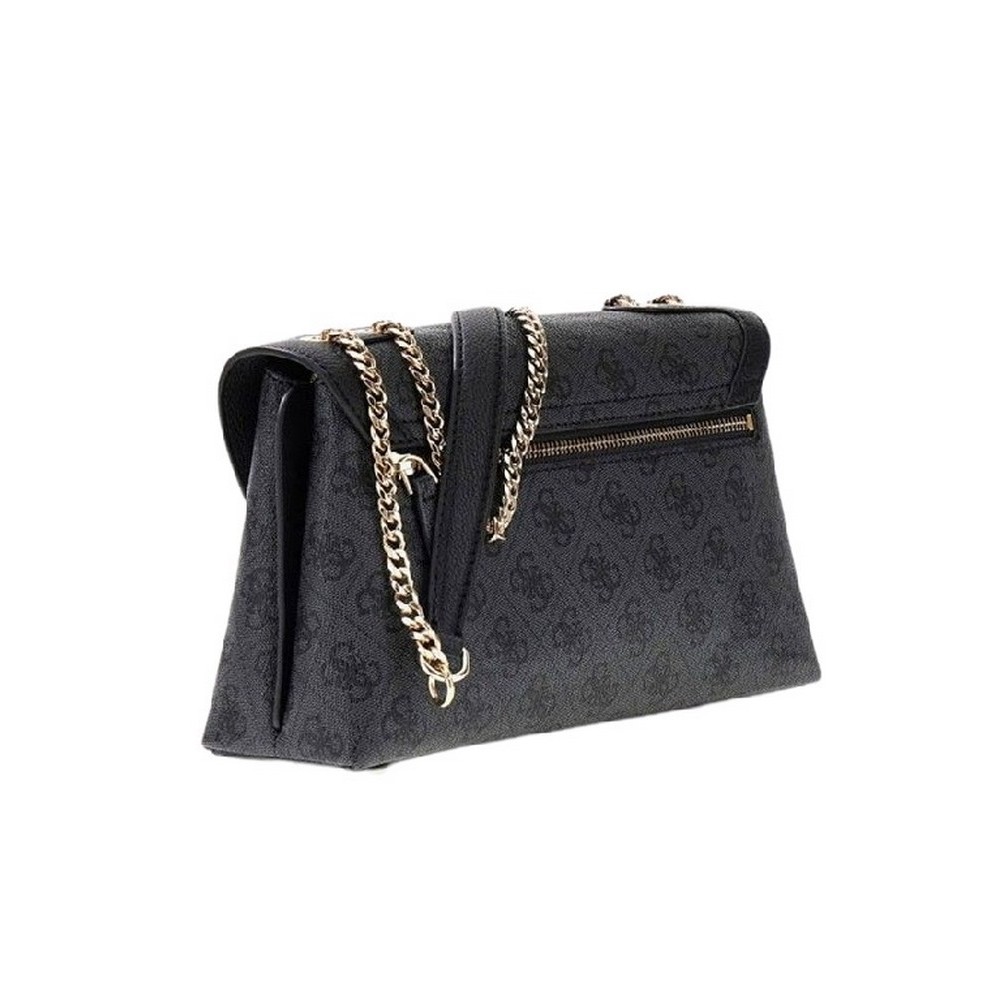 GUESS LINDSEY CONVERTIBLE XBODY FLAP ΤΣΑΝΤΑ ΓΥΝΑΙΚΕΙΑ DARK GREY
