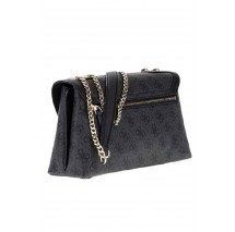 GUESS LINDSEY CONVERTIBLE XBODY FLAP ΤΣΑΝΤΑ ΓΥΝΑΙΚΕΙΑ DARK GREY