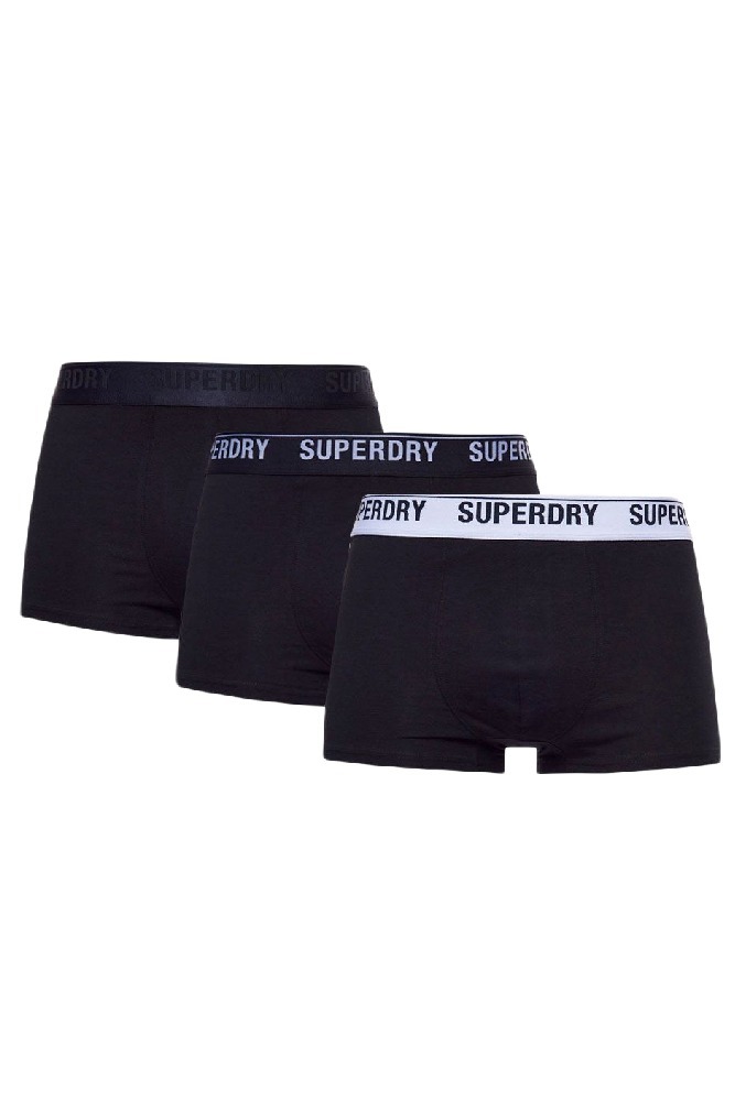 SUPERDRY TRUNK MULTI TRIPLE PACK ΕΣΩΡΟΥΧΟ ΑΝΔΡΙΚΟ BLACK/WHITE