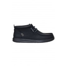 HEY DUDE WALLY MID GRIP CLASSIC ΠΑΠΟΥΤΣΙ ΑΝΔΡΙΚΟ BLACK/BLACK