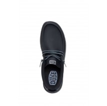 HEY DUDE WALLY MID GRIP CLASSIC ΠΑΠΟΥΤΣΙ ΑΝΔΡΙΚΟ BLACK/BLACK
