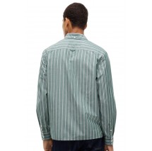 TOMMY JEANS REG POPLIN PATTERN SHIRT ΠΟΥΚΑΜΙΣΟ ΑΝΔΡΙΚΟ GREEN