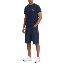 TOMMY JEANS REG SIGN SHIFT TEE EXT T-SHIRT ΜΠΛΟΥΖΑ ΑΝΔΡΙΚΗ NAVY