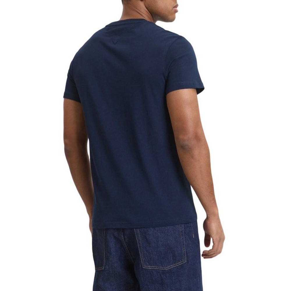 TOMMY JEANS REG SIGN SHIFT TEE EXT T-SHIRT ΜΠΛΟΥΖΑ ΑΝΔΡΙΚΗ NAVY